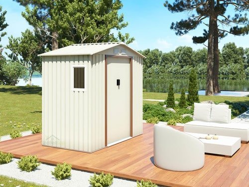 מחסן גינה מתכת דגם פרימיום – מידה 2.13x1.27